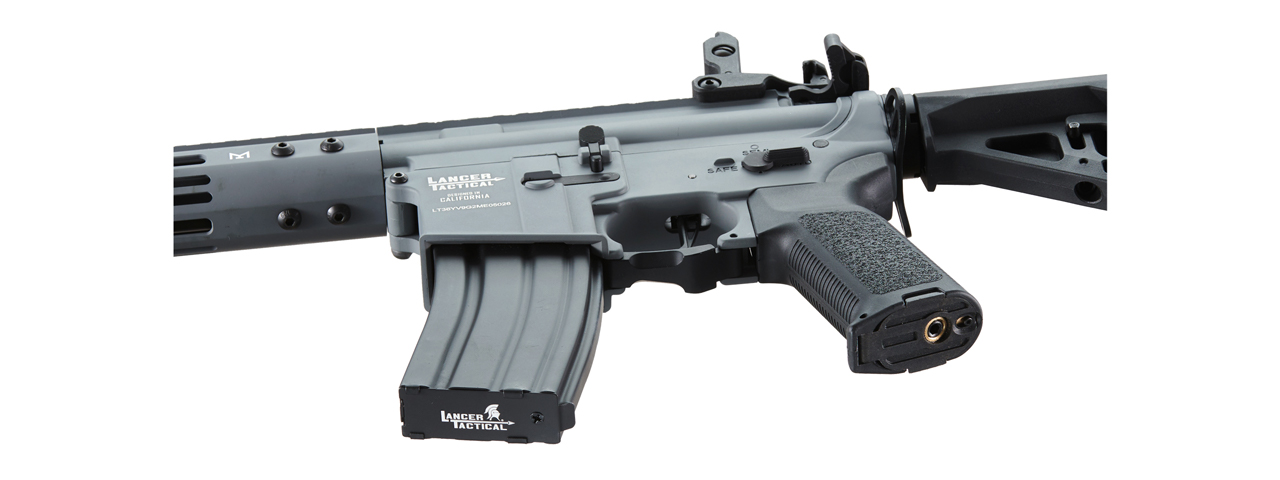 Lancer Tactical Archon 9" M-LOK Proline Series M4 Airsoft Rifle w/ Delta Stock (Color: Gray)