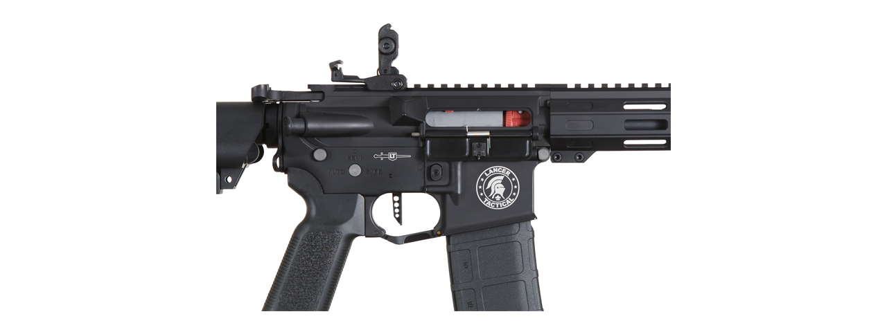 Lancer Tactical Viking 10" M-LOK Proline Series M4 Airsoft Rifle w/ Crane Stock (Color: Black)