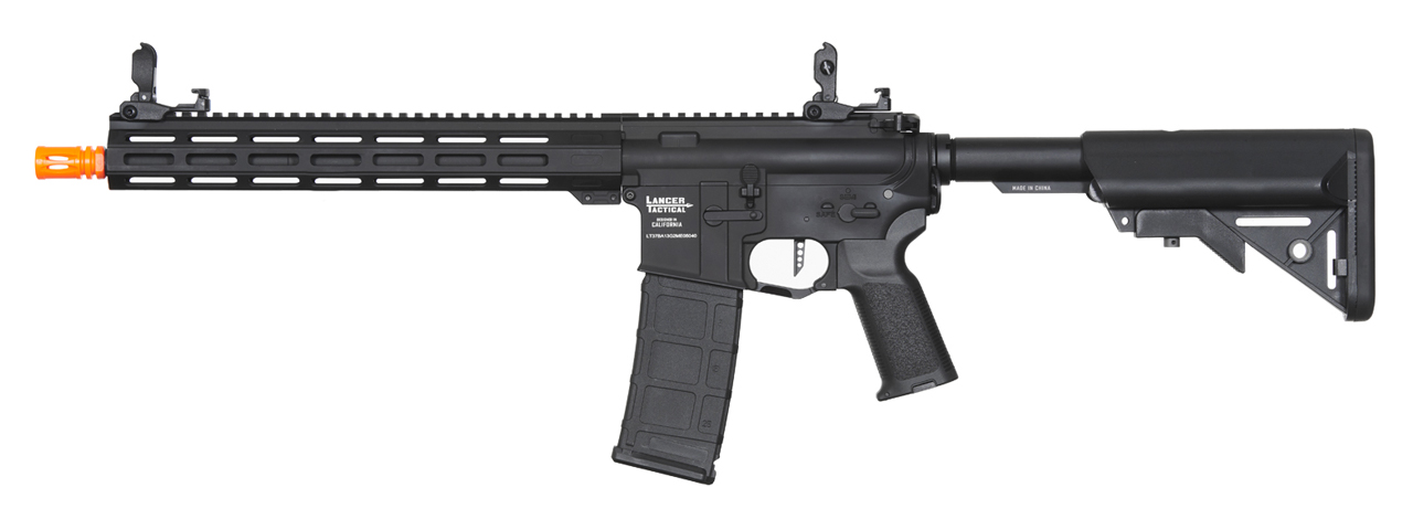 Lancer Tactical Viking 13" M-LOK Proline Series M4 Airsoft Rifle w/ Crane Stock (Color: Black)