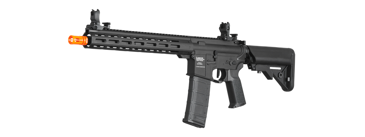 Lancer Tactical Viking 13" M-LOK Proline Series M4 Airsoft Rifle w/ Crane Stock (Color: Black)