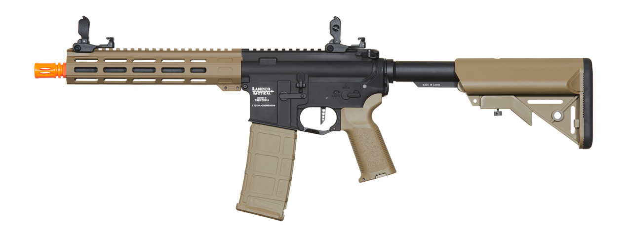 Lancer Tactical Viking 10" M-LOK Proline Series M4 Airsoft Rifle w/ Crane Stock (Color: Two-Tone)