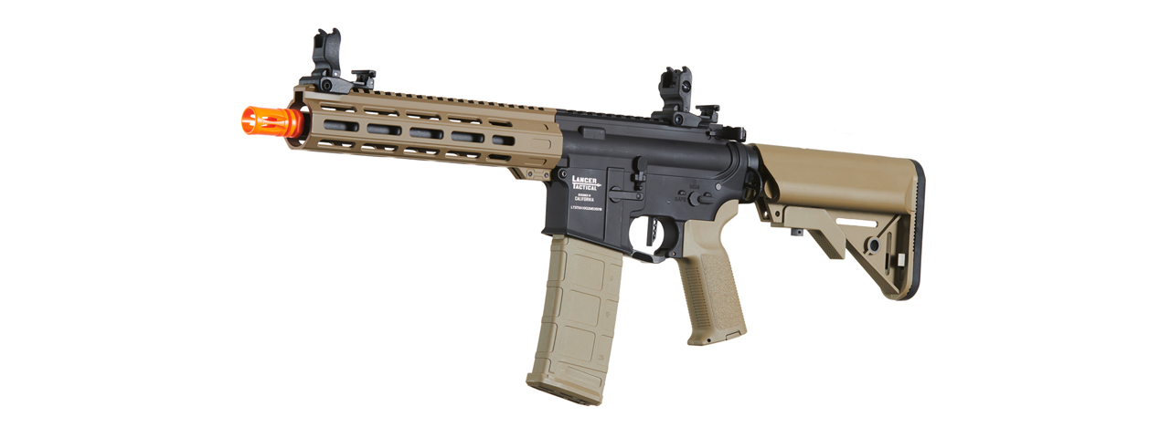 Lancer Tactical Viking 10" M-LOK Proline Series M4 Airsoft Rifle w/ Crane Stock (Color: Two-Tone)