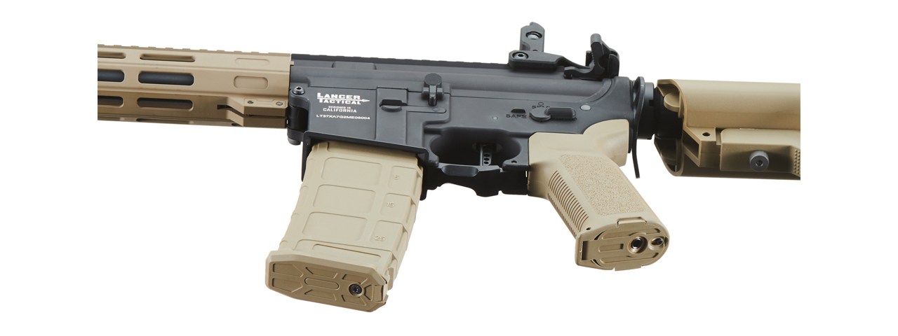 Lancer Tactical Viking 10" M-LOK Proline Series M4 Airsoft Rifle w/ Crane Stock (Color: Two-Tone)