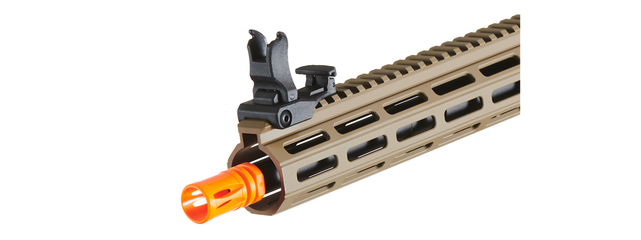 Lancer Tactical Viking 13" M-LOK Proline Series M4 Airsoft Rifle w/ Crane Stock (Color: Two-Tone)