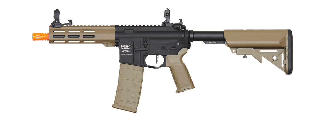 Lancer Tactical Mayhem 7" M-LOK Proline Series M4 Airsoft Rifle w/ Crane Stock (Color: Two-Tone)