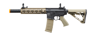 Lancer Tactical Blazer 10" M-LOK Proline Series M4 Airsoft Rifle with Delta Stock & Mock Suppressor (Color: Two-Tone)
