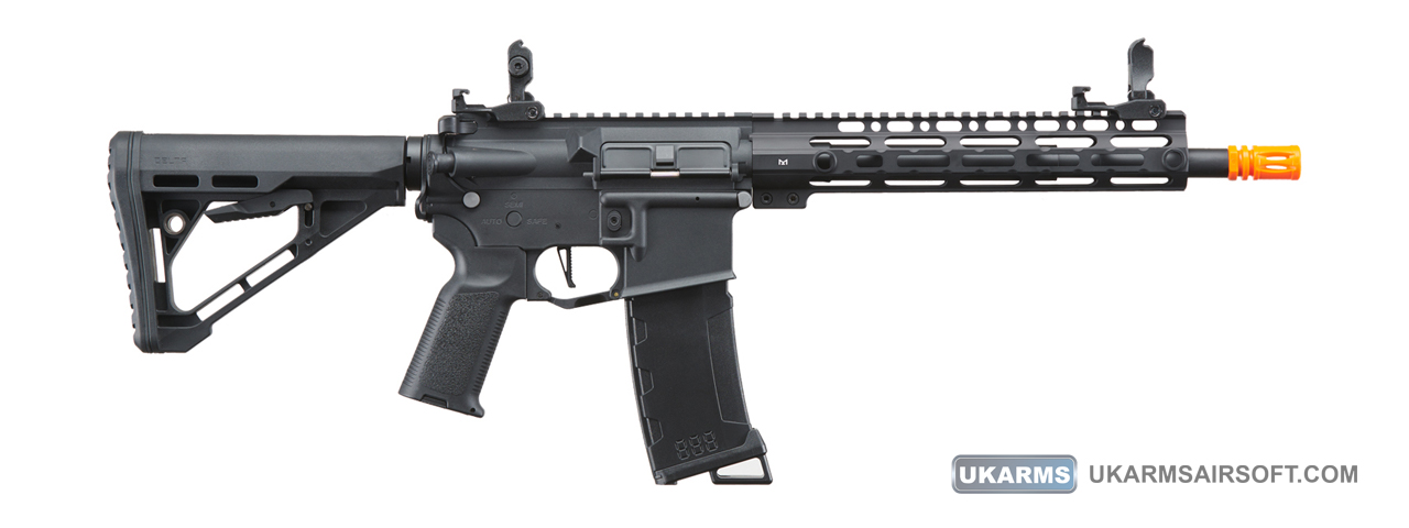 Lancer Tactical Gen 3 M-LOK 10" Airsoft M4 AEG with Delta Stock (Color: Black) - Click Image to Close