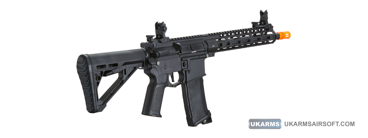 Lancer Tactical Gen 3 M-LOK 10" Airsoft M4 AEG with Delta Stock (Color: Black) - Click Image to Close