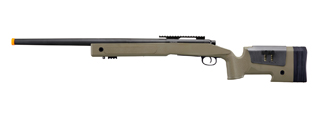 Lancer Tactical M40A3 Bolt Action Sniper Rifle (Color: Tan)