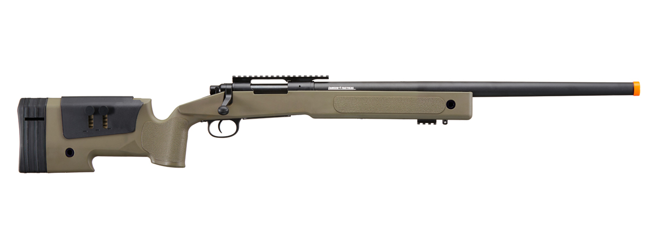 Lancer Tactical M40A3 Bolt Action Sniper Rifle (Color: Tan)