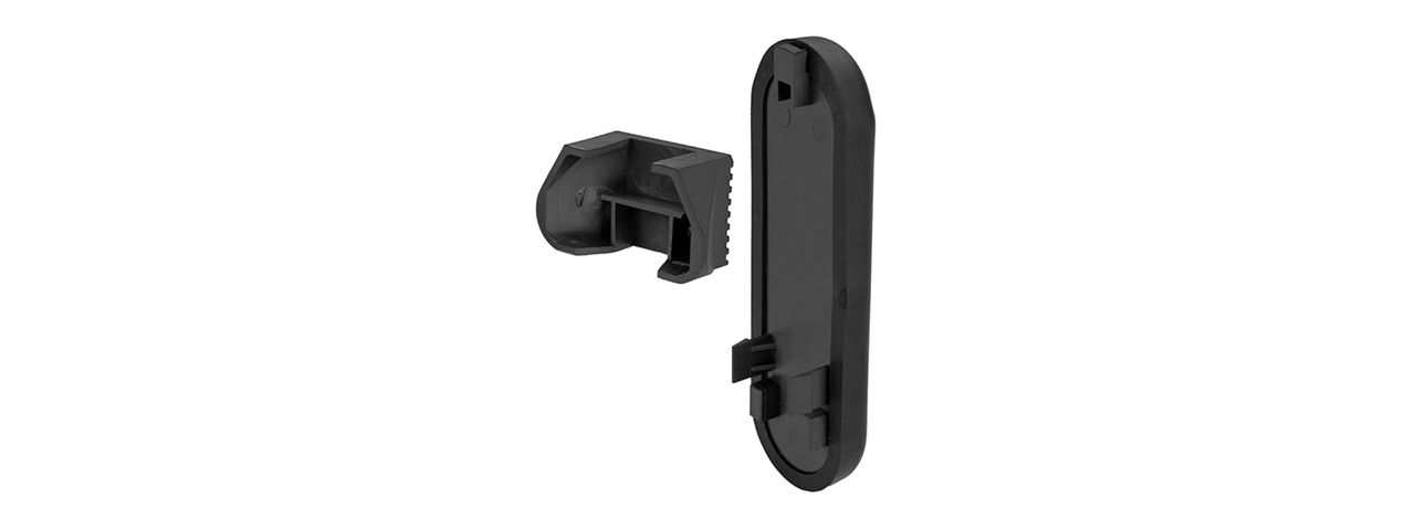 Lancer Tactical M4 Crane Stock Butt Plate Set (Color: Black) - Click Image to Close