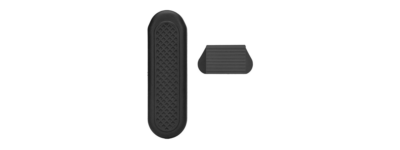 Lancer Tactical M4 Crane Stock Butt Plate Set (Color: Black) - Click Image to Close