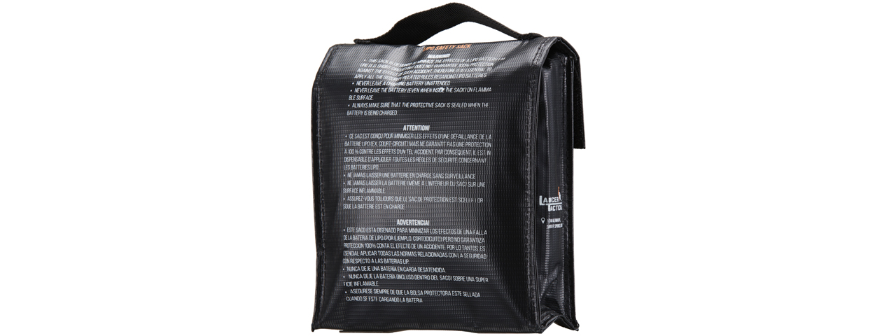 Lancer Tactical Large Lipo-Safe Charging Sack (Color: Black)