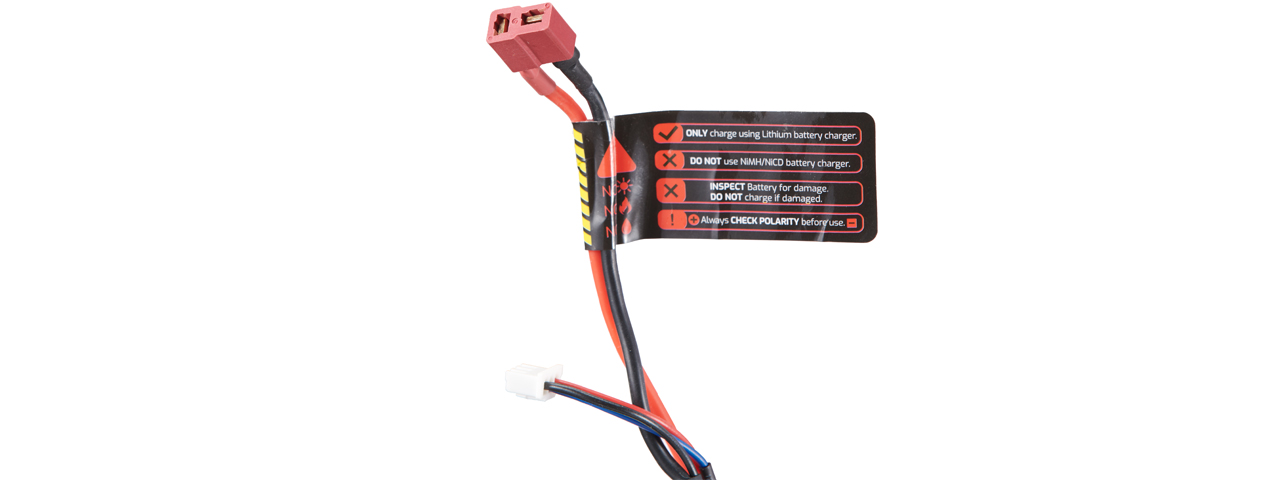 Lancer Tactical 7.4v 900mAh 15C Lipo Battery (Deans Connector) - Click Image to Close