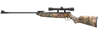 Lancer Air .22 Caliber Pellet Break Barrel Air Rifle w/ Scope (Color: Real Tree Licensed Camo)