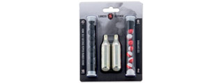 Lancer Defense .43 Cal Pepper Ball and Rubber Ball Pack (8 Rounds of Each)