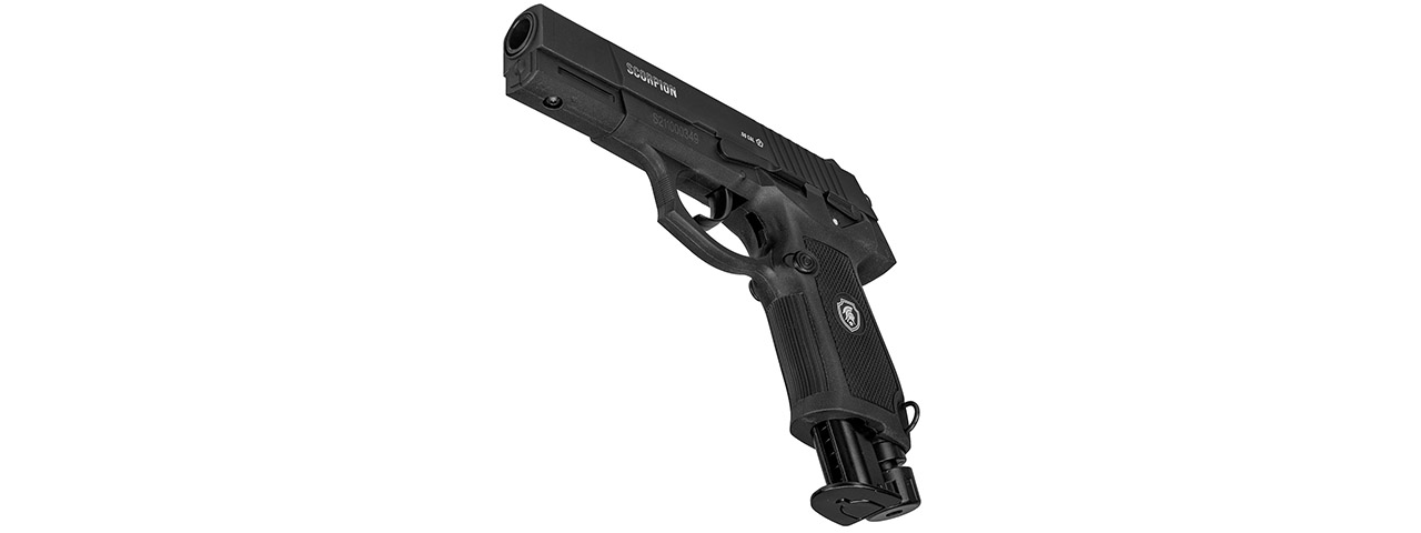 Lancer Defense Scorpion .50 Cal CO2 Powered Less Lethal Defense Pistol *Full Set* (Color: Black)