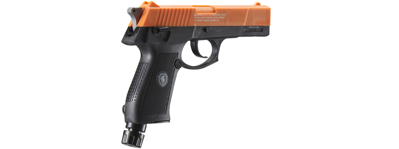 Lancer Defense Scorpion .50 Cal CO2 Powered Less Lethal Defense Pistol *Pistol Only* (Color: Orange / Black)