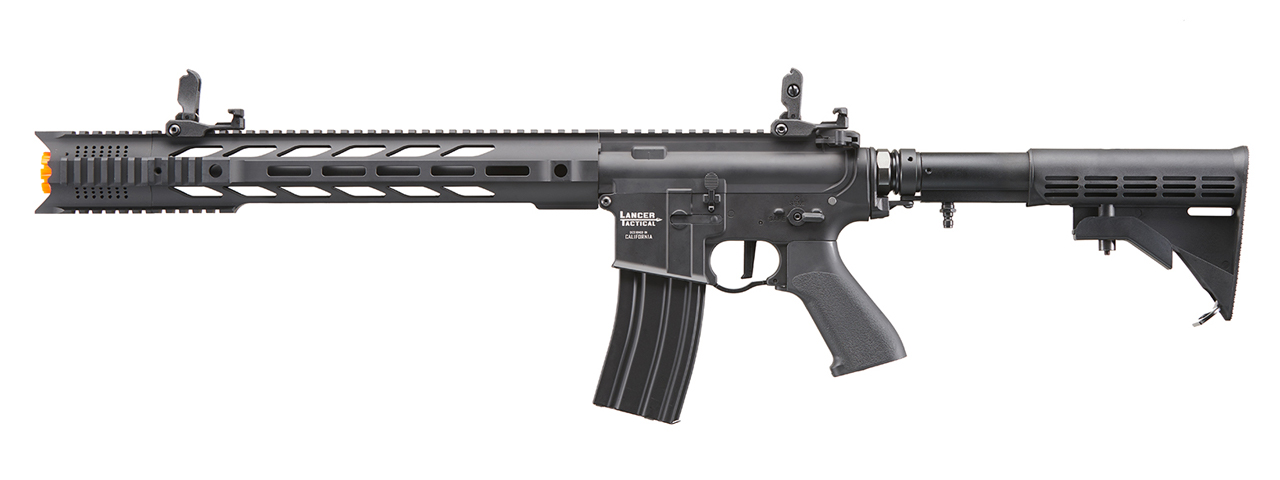 Lancer Tactical Full Metal Legion HPA SPR Interceptor M4 Airsoft Rifle w/ External Tank (Color: Black) - "Semi-Auto Only"