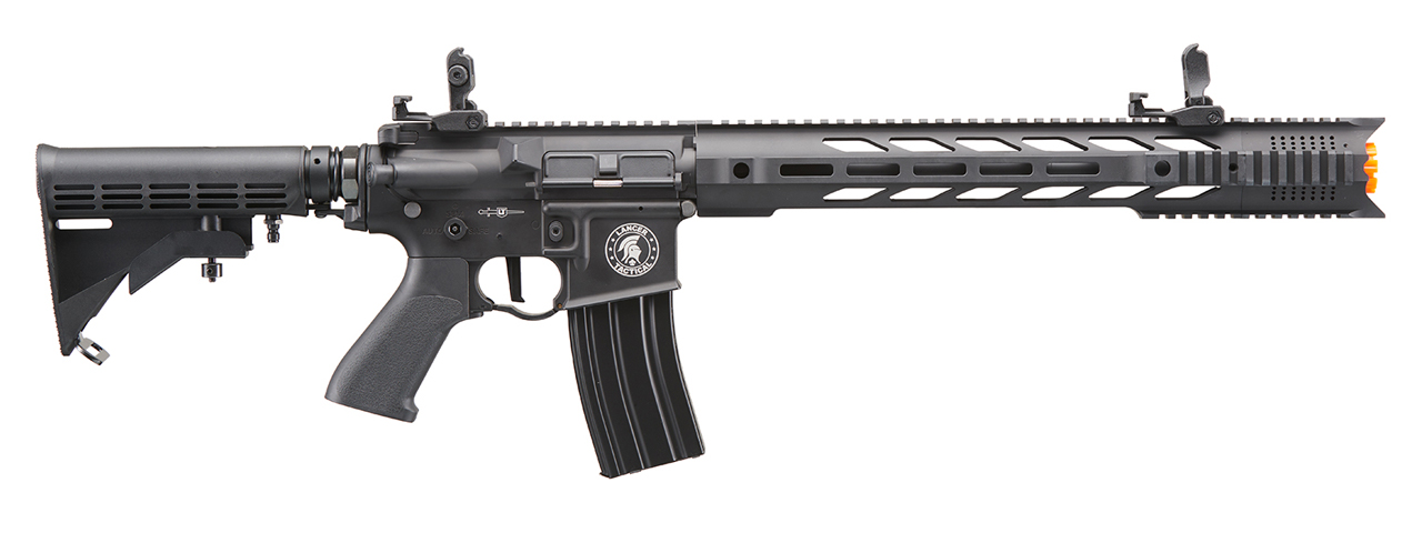 Lancer Tactical Full Metal Legion HPA SPR Interceptor M4 Airsoft Rifle w/ External Tank (Color: Black) - "Semi-Auto Only"