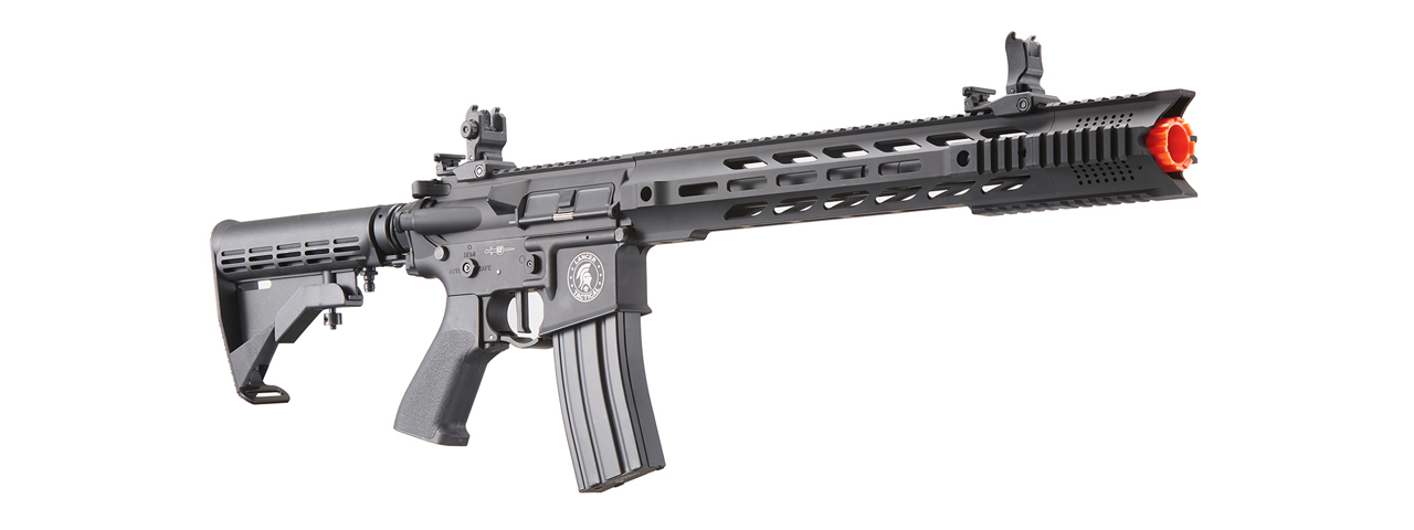 Lancer Tactical Full Metal Legion HPA SPR Interceptor M4 Airsoft Rifle w/ External Tank (Color: Black) - "Semi-Auto Only"