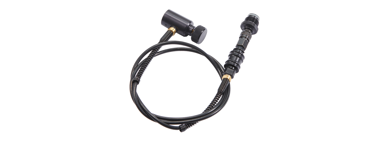 Lancer Tactical Full Metal Legion HPA M-LOK 10"Airsoft M4 Rifle w/ External Tank (Color: Black) - "Semi-Auto Only"