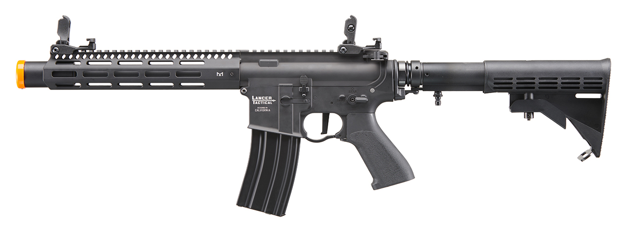 Lancer Tactical Full Metal Legion HPA M-LOK 10"Airsoft M4 Rifle w/ External Tank (Color: Black) - "Semi-Auto Only"