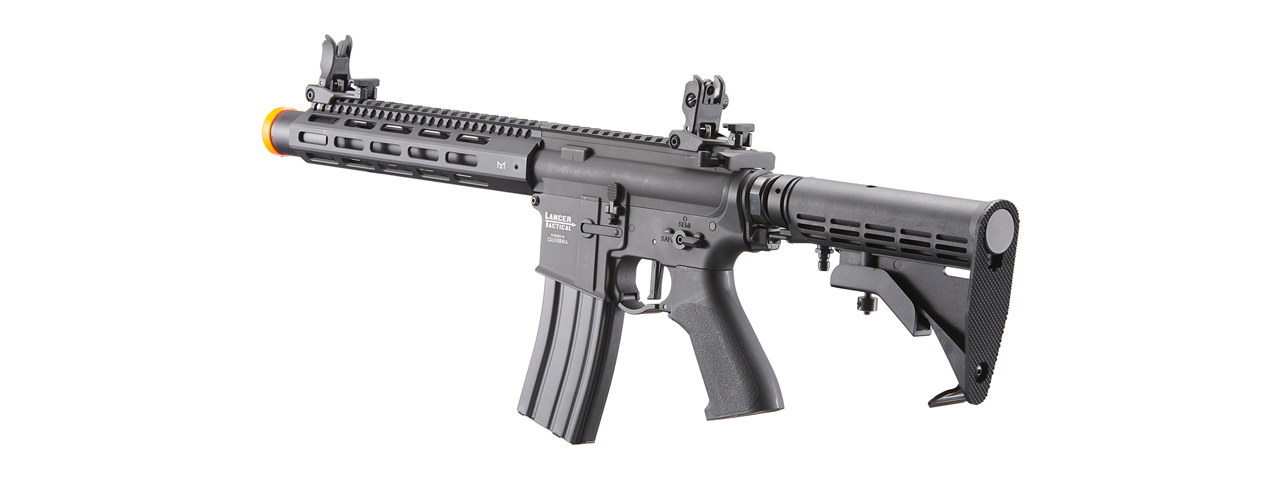 Lancer Tactical Full Metal Legion HPA M-LOK 10"Airsoft M4 Rifle w/ External Tank (Color: Black) - "Semi-Auto Only"