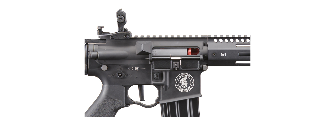Lancer Tactical Full Metal Legion HPA M-LOK 10"Airsoft M4 Rifle w/ External Tank (Color: Black) - "Semi-Auto Only"