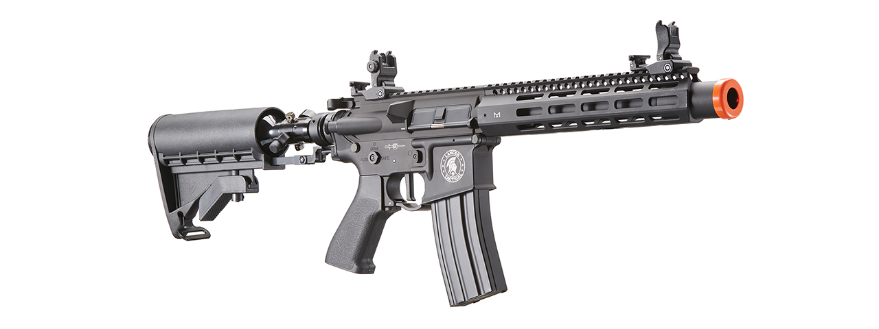 Lancer Tactical Full Metal Legion HPA M-LOK 10"Airsoft M4 Rifle w/ Stock Mounted Tank (Color: Black) - "Semi-Auto Only"