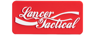 Lancer Tactical Cola PVC Morale Patch (Color: Red)