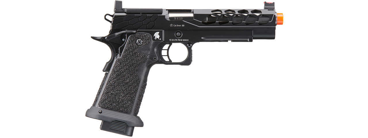 Lancer Tactical Stryk Hi-Capa 5.1 Gas Blowback Airsoft Pistol w/ Red Dot Mount (Color: Black)