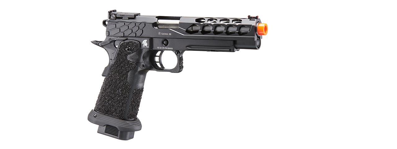 Lancer Tactical Stryk Hi-Capa 5.1 Gas Blowback Airsoft Pistol (Color: Black)