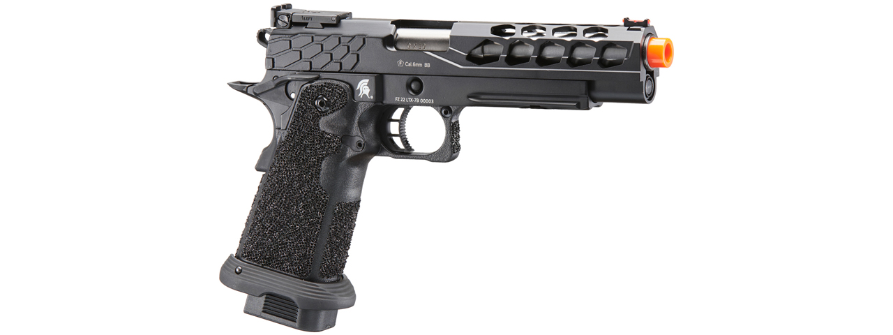 Lancer Tactical Stryk Hi-Capa 5.1 Gas Blowback Airsoft Pistol (Color: Black)