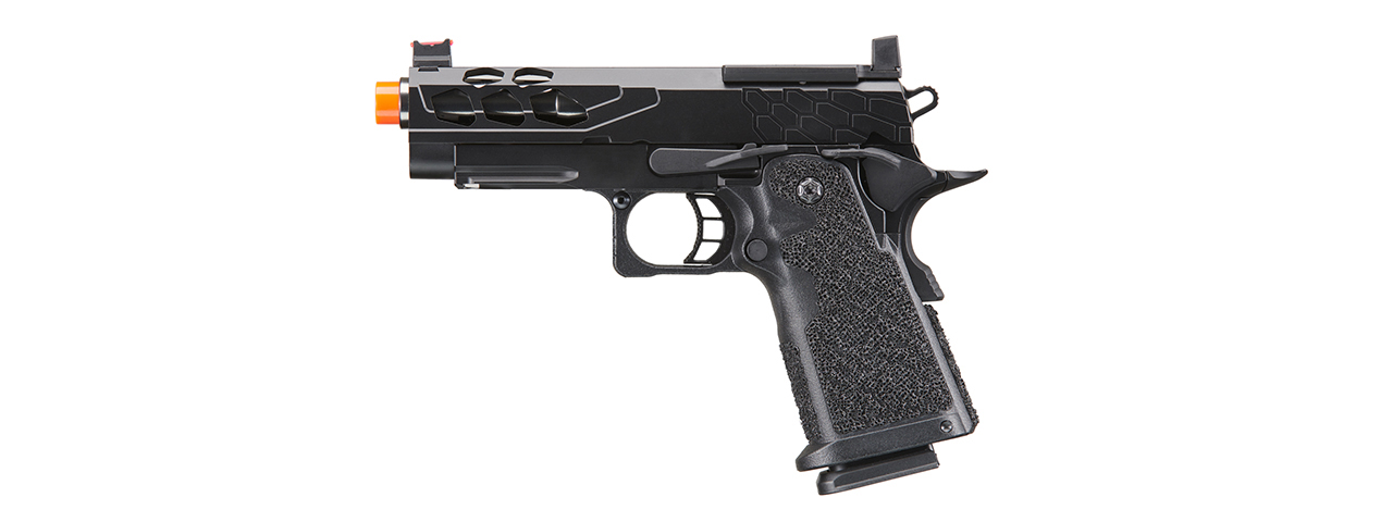 Lancer Tactical Stryk Hi-Capa 4.3 Gas Blowback Airsoft Pistol w/ Red Dot Mount (Color: Black)