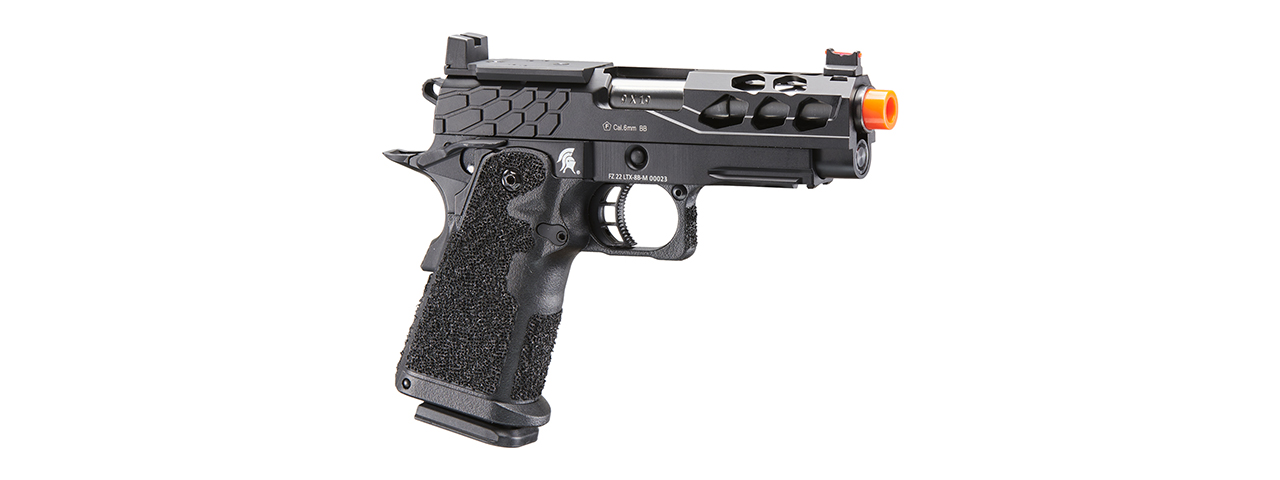 Lancer Tactical Stryk Hi-Capa 4.3 Gas Blowback Airsoft Pistol w/ Red Dot Mount (Color: Black)