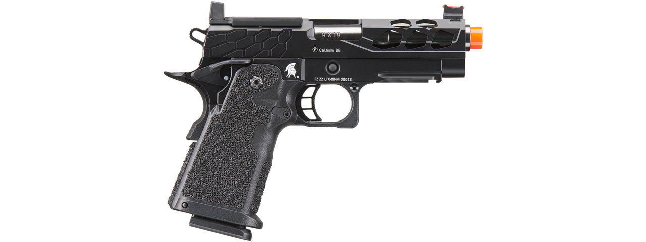 Lancer Tactical Stryk Hi-Capa 4.3 Gas Blowback Airsoft Pistol w/ Red Dot Mount (Color: Black)