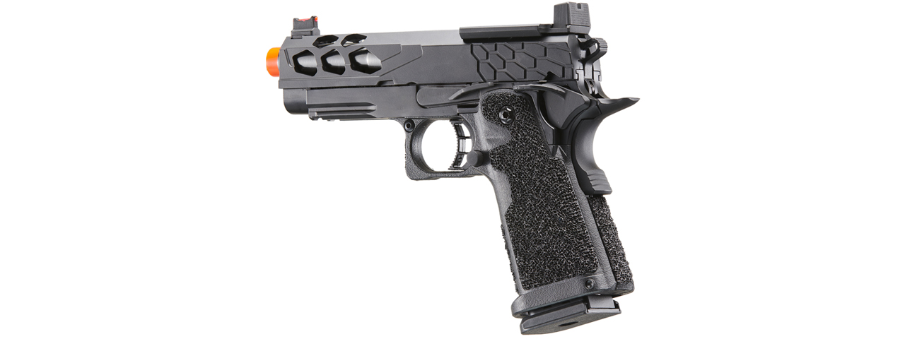 Lancer Tactical Stryk Hi-Capa 4.3 Gas Blowback Airsoft Pistol w/ Red Dot Mount (Color: Black)