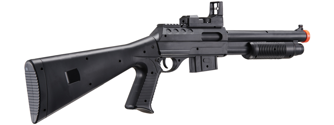 UK Arms Pump Action Shotgun w/ Scope and Light (Color: Black)