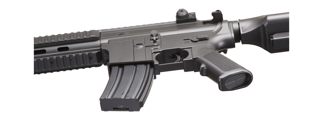 Double Eagle M804A1 AEG Plastic Gear MK416 RIS Retractable Stock - Click Image to Close