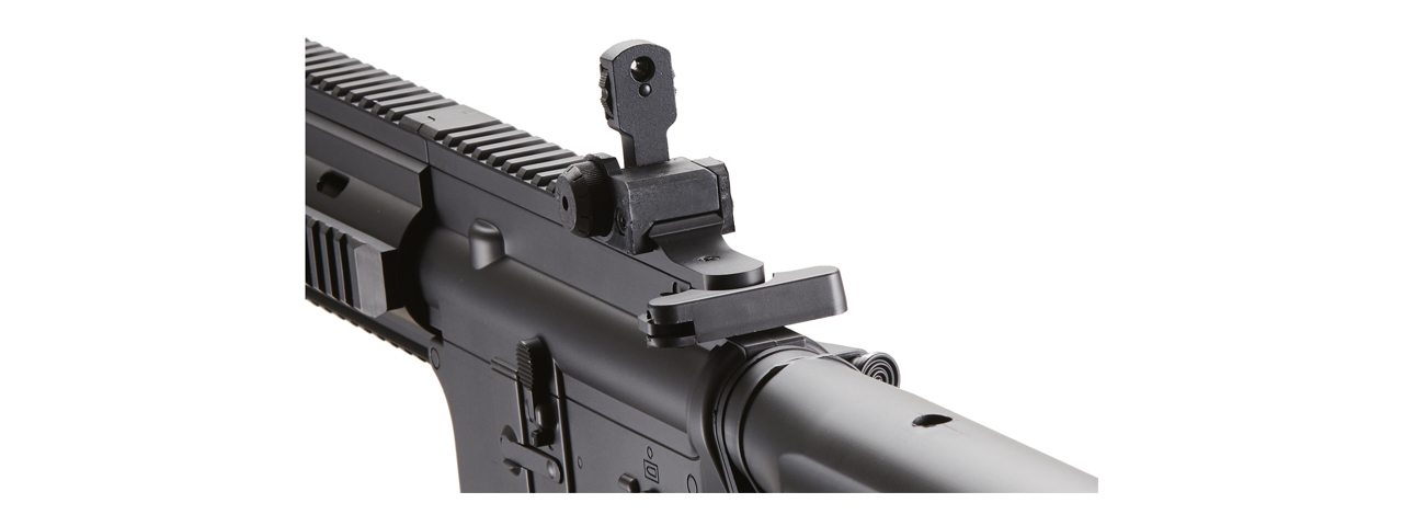 Double Eagle M804A1 AEG Plastic Gear MK416 RIS Retractable Stock - Click Image to Close