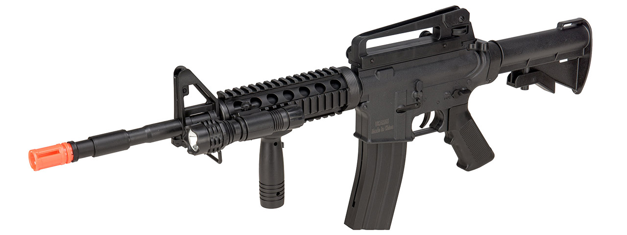 UK Arms 9003 M4 Rifle and P228 Combo (Color: Black) - Click Image to Close