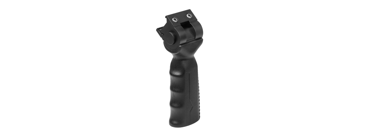NCStar VISM 45 / 90 / -45 Degree Side to Side Ergonomic Vertical Grip (Color: Black) - Click Image to Close