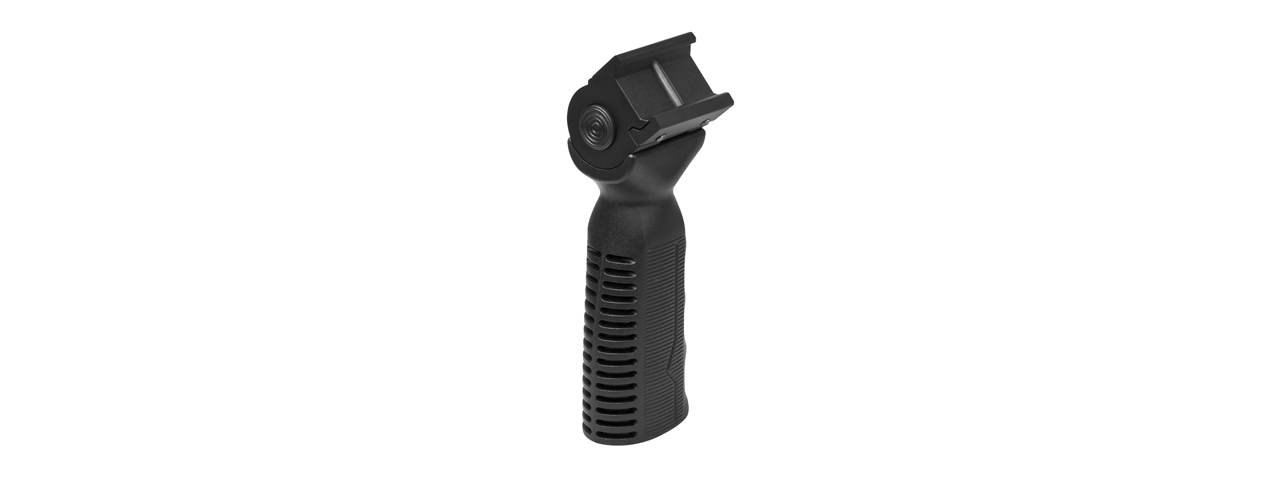 NCStar VISM 45 / 90 / -45 Degree Side to Side Ergonomic Vertical Grip (Color: Black) - Click Image to Close