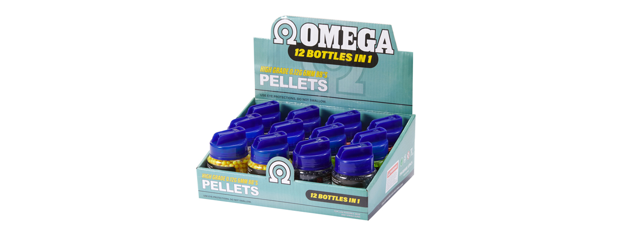 Omega 960 Round 0.12g BB Bottle - Click Image to Close