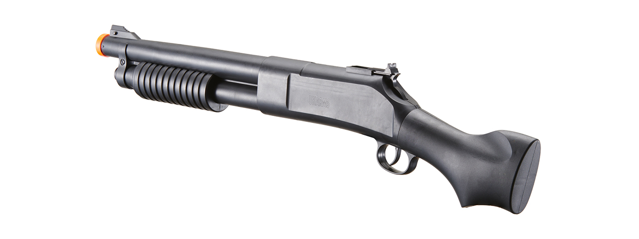 UK Arms Pump Action Polymer Spring Shotgun (Color: Black)