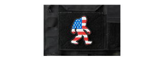 Bigfoot with U.S. Flag PVC Morale Patch