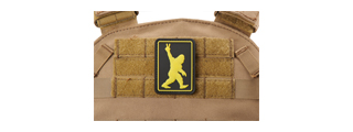 "Oh Yeah, Big Foot" PVC Morale Patch (Color: Black)