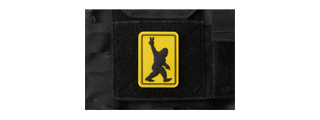 "Oh Yeah, Big Foot" PVC Morale Patch (Color: Yellow)