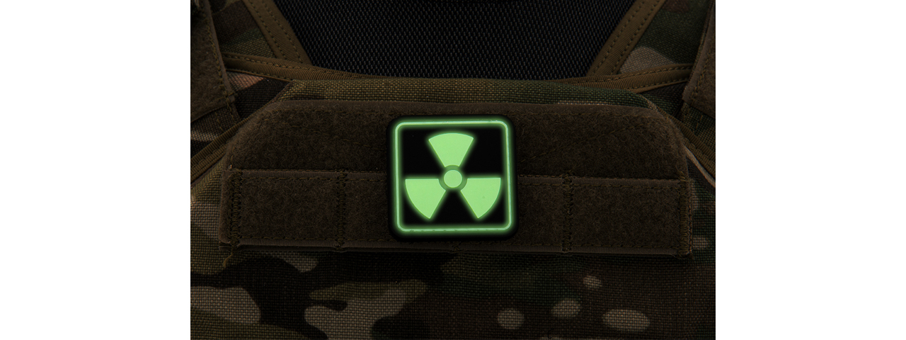 Glow in the Dark Atomic PVC Patch (Front Glow)